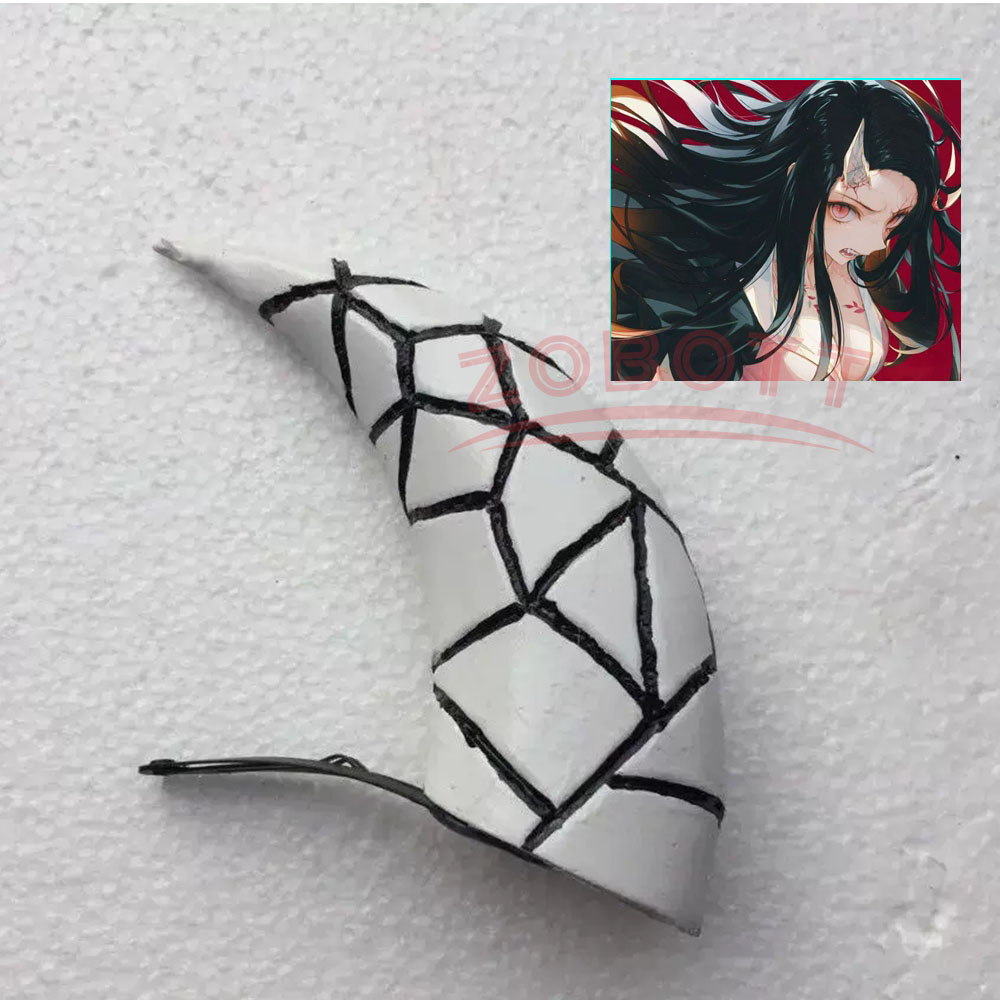 Anime Cosplay Nezuko - إكسسوارات تنكرية لشخصية نيزوكو من الأنيمي،