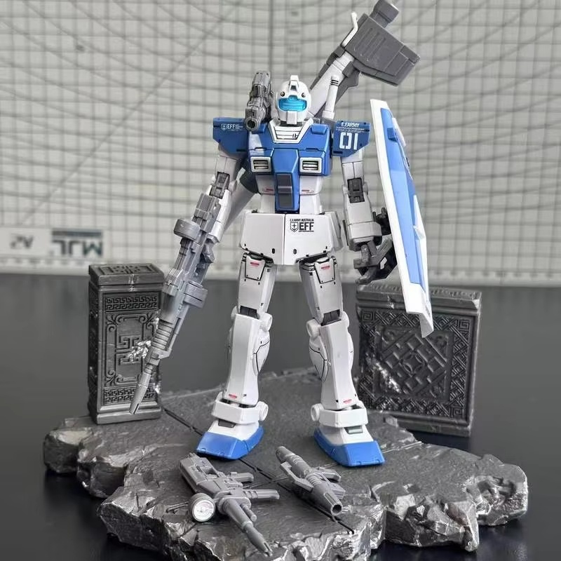 Bandai Gundam Rg - مجموعة نموذج تجميع ميكانيكي HG GTO