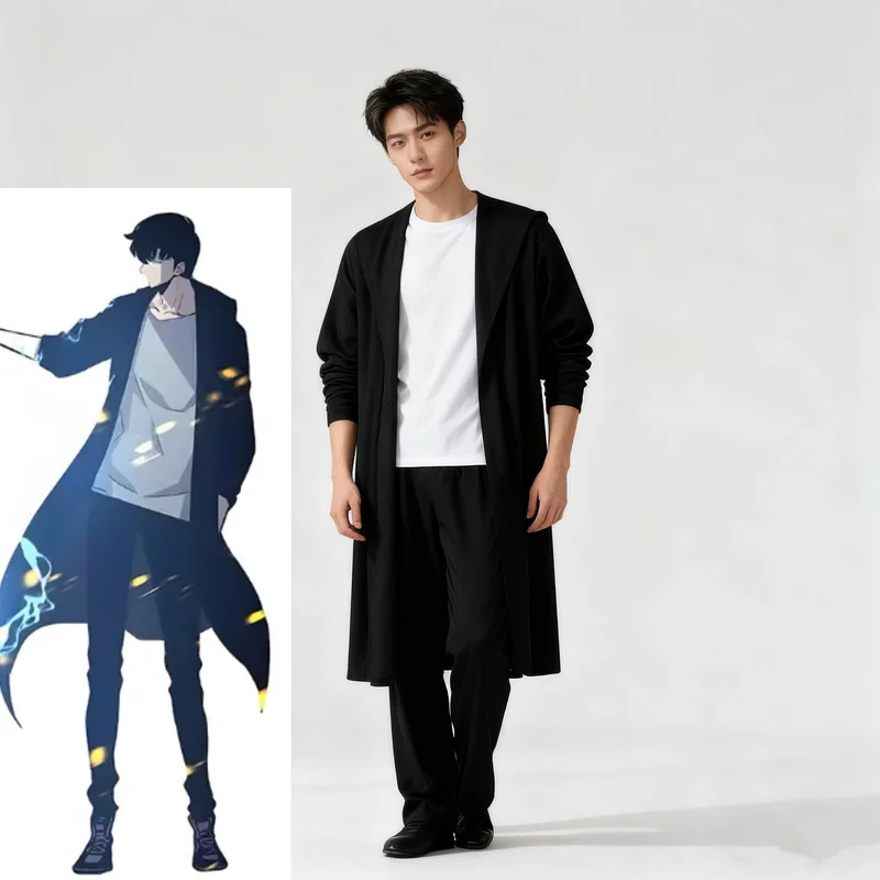 Cosplay Anime Solo - UUI1Anime طقم كوسبلاي لشخصية جين-وو من