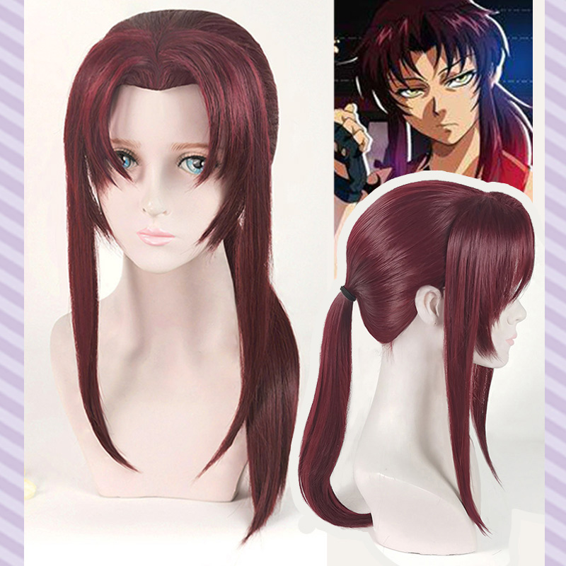 Anime Cosplay With Red Hair - جديد أسود بحيرة ريبيكا ريفي شعر