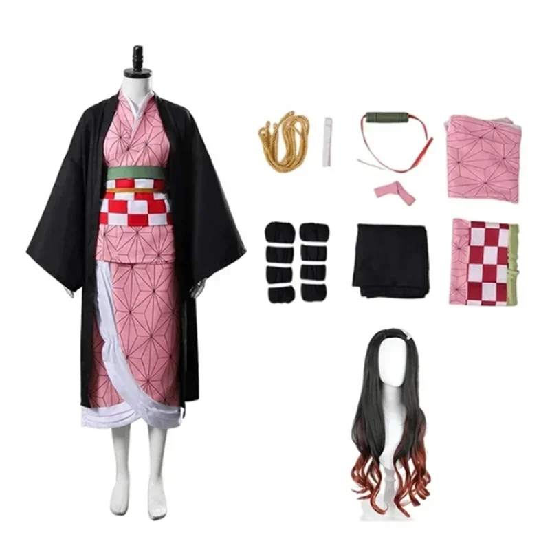 Anime Cosplay Nezuko - 2025 أزياء الهالوين أنيمي شيطان القاتل