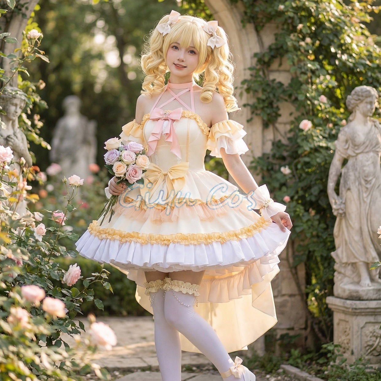 Anime Cosplay Diy - أزياء تنكرية كاملة لشخصية تومو مامي