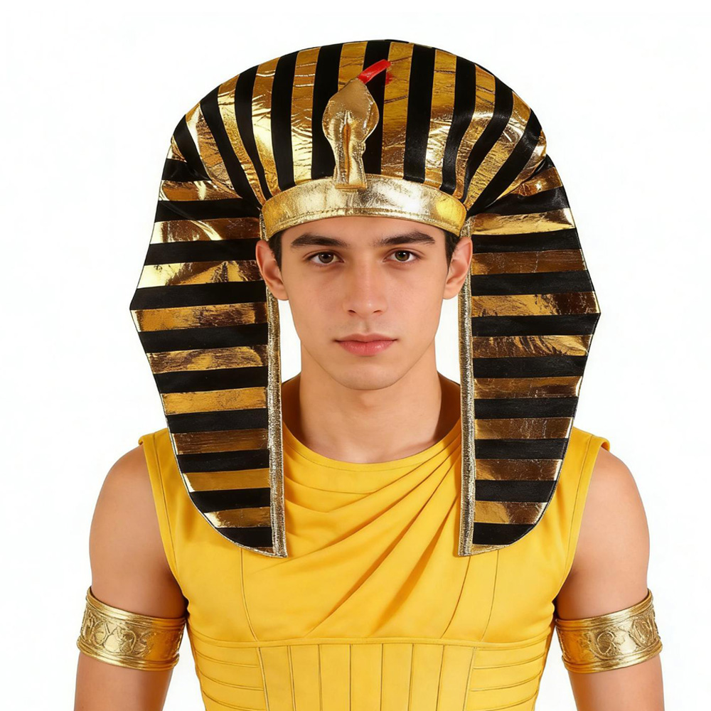 Egypt Cosplay Anime - الفرعون المصري الملك قبعة تأثيري الأسطورة