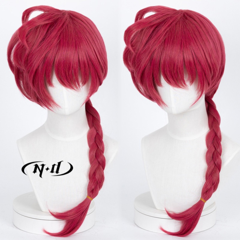 ND Ranma Saotome شعر مستعار تأ - مراجعة Anime Cosplay With Red Hair وسعره