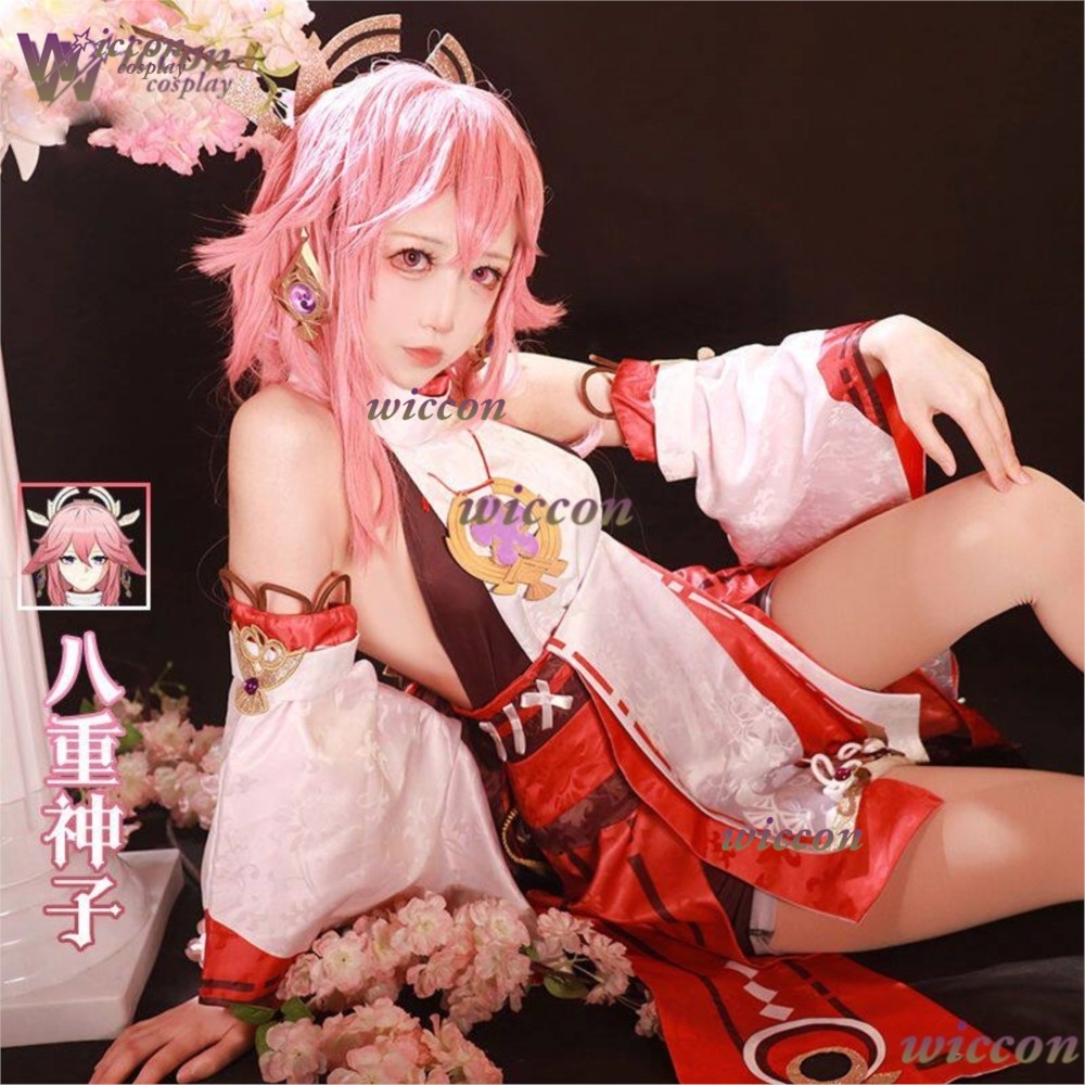 زي تنكري جديد لشخصية ياي ميكو  - مراجعة Cosplay Anime Yae Miko وسعره