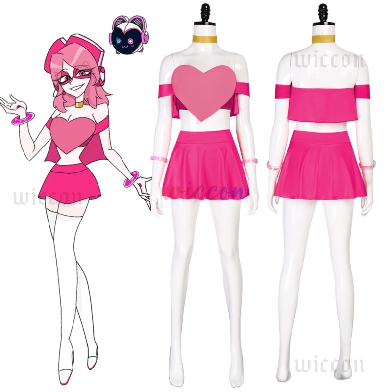 فستان تنكري من Miss Heed Pink  - مراجعة Anime Cosplay Glasses وسعره