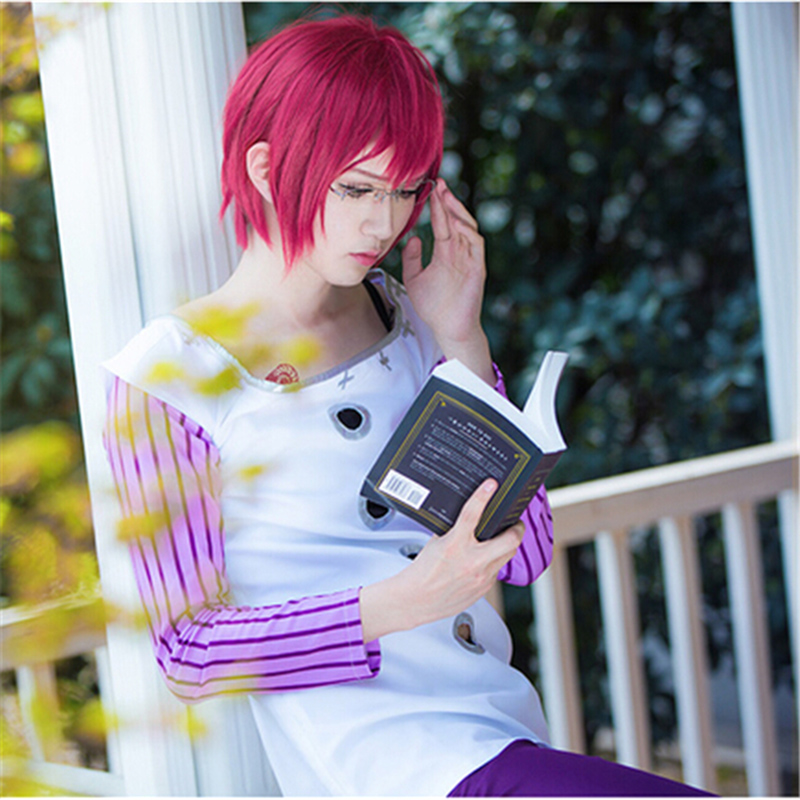 شعر مستعار قصير للحفلات من أنم - مراجعة Anime Cosplay With Red Hair وسعره