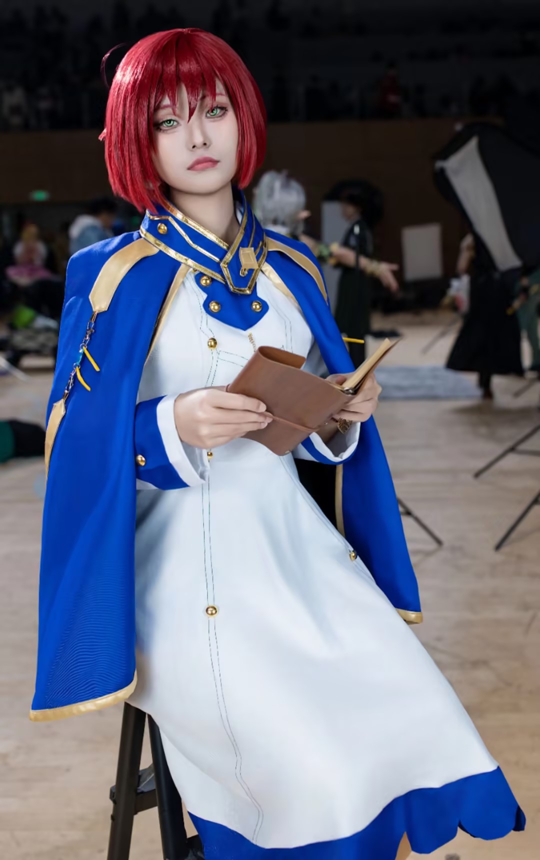 أزياء شيرايوكي التأثيرية أنيمي - مراجعة Anime Cosplay With Red Hair وسعره