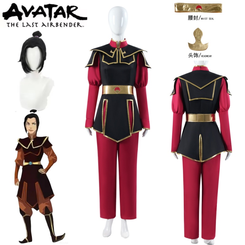 زي أزولا التنكري الأحمر مع إكس - مراجعة Cosplay Avatar Anime وسعره
