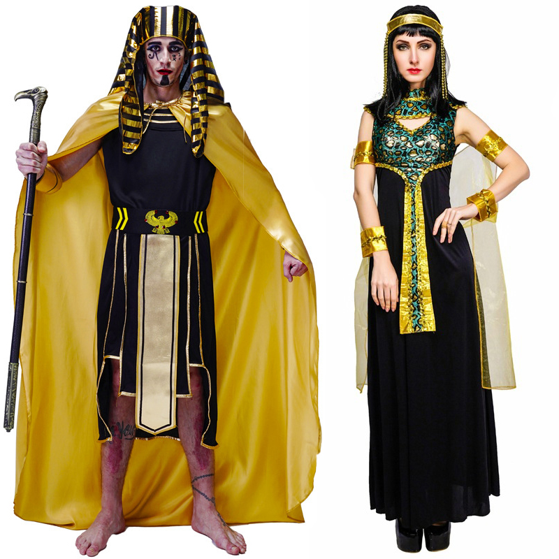 أزياء الهالوين للرجال للملكة ا - مراجعة Egypt Cosplay Anime وسعره