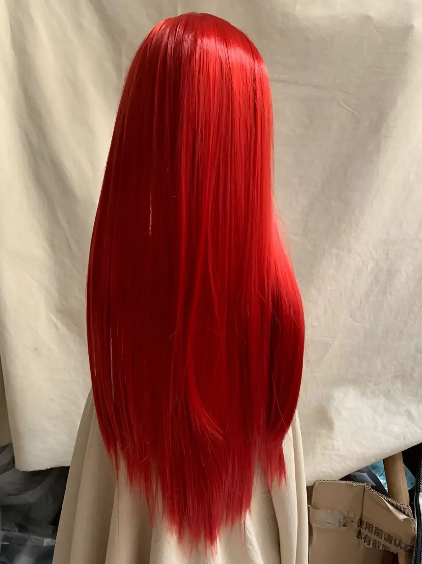 الأحمر سالي الباروكات أنيمي سا - مراجعة Anime Cosplay With Red Hair وسعره