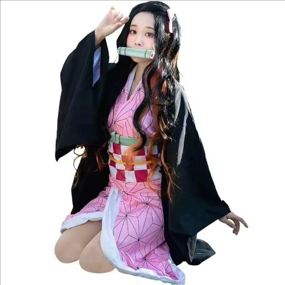 أنيمي شيطان القاتل كيميتسو نو  - مراجعة Anime Cosplay Nezuko وسعره