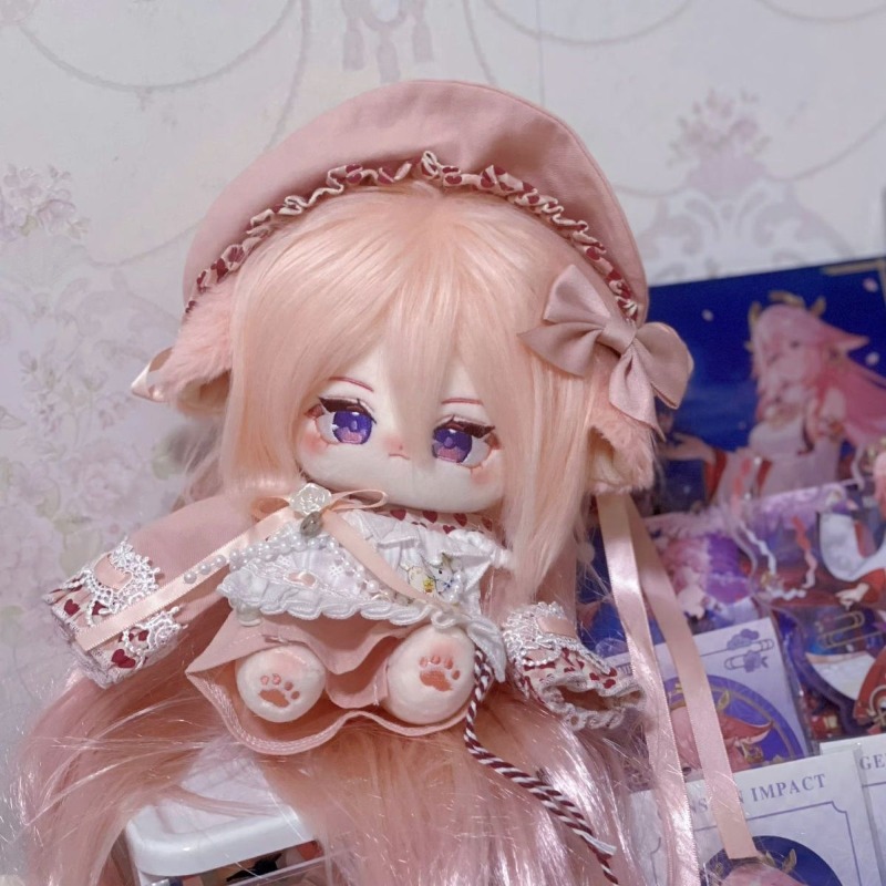20 سنتيمتر لعبة Genshin تأثير  - مراجعة Cosplay Anime Yae Miko وسعره