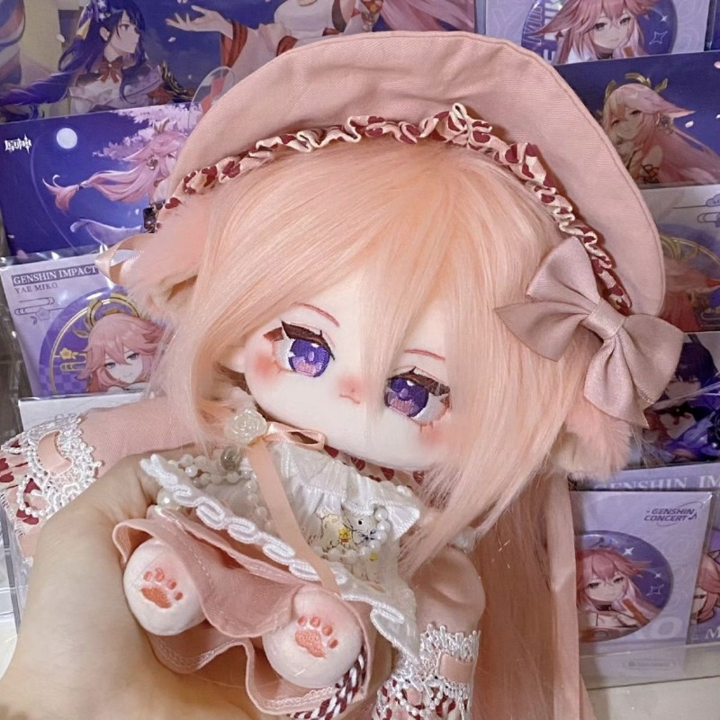 20 سنتيمتر لعبة Genshin تأثير  - مراجعة Cosplay Anime Yae Miko وسعره