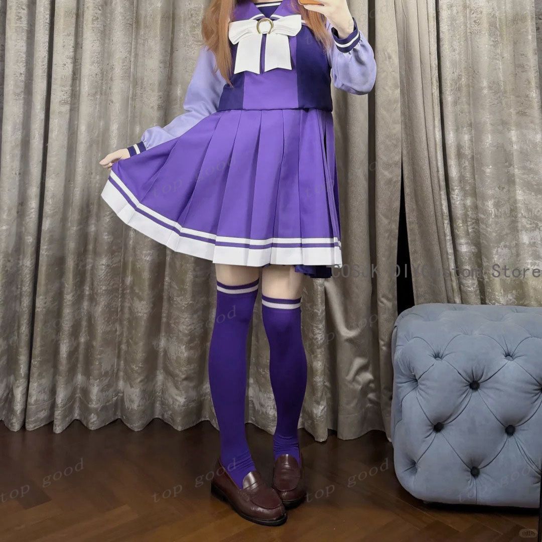 جوارب طويلة فوق الركبة مطبوعة  - مراجعة Anime Cosplay Girls وسعره