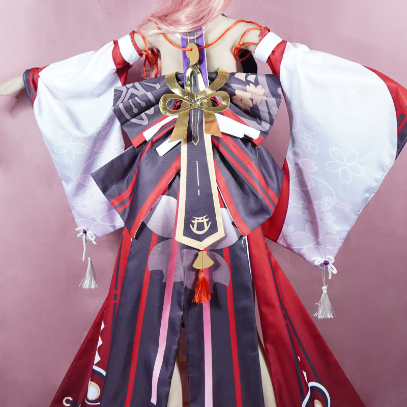 زي ياي ميكو للتنكر، زي إمباكت، - مراجعة Cosplay Anime Yae Miko وسعره
