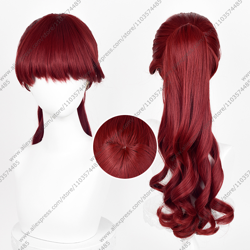 أنيمي كاسومي يوشيزاوا شعر مستع - مراجعة Anime Cosplay With Red Hair وسعره